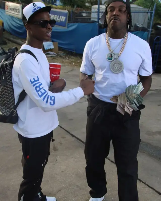 Lil Double 0 outfit in Gallery Dept., Goyard, and Supreme, 2022