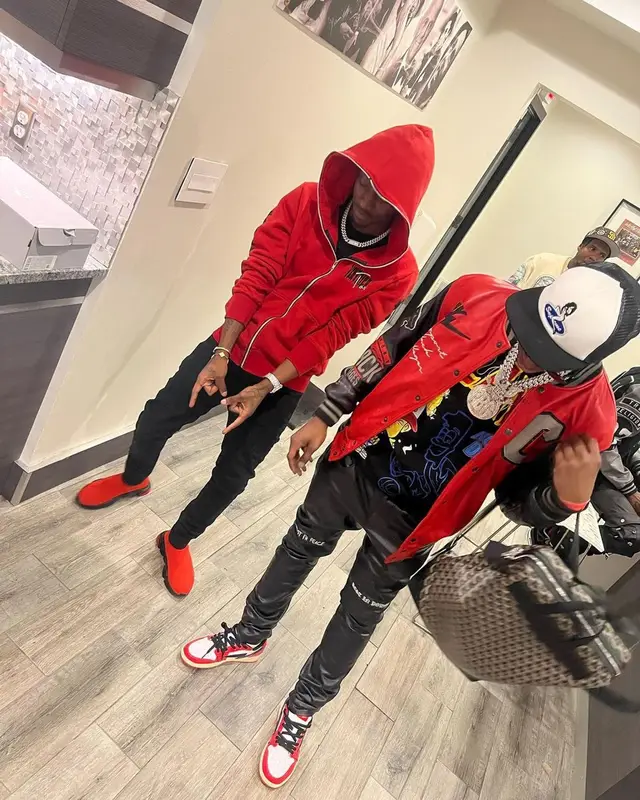 Lil Double 0 outfit in Rta, Goyard, and Supreme, 2022