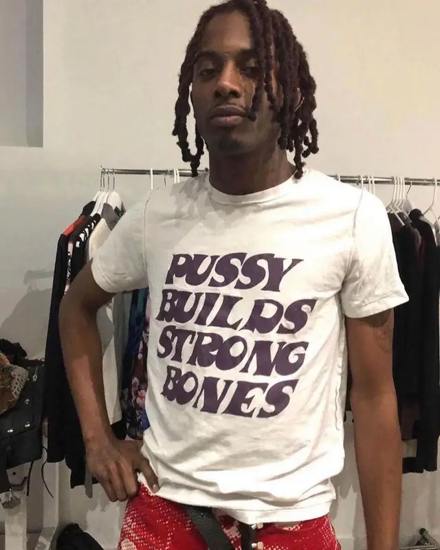 Playboi Carti outfit in LaRopa, 2022