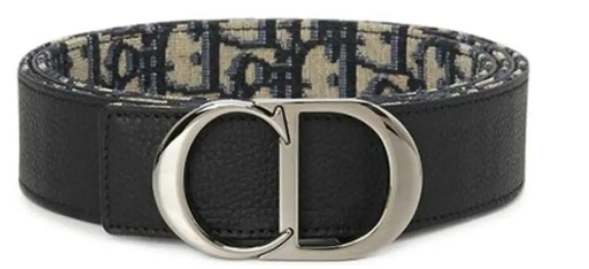 Dior Reversible Logo Belt $890