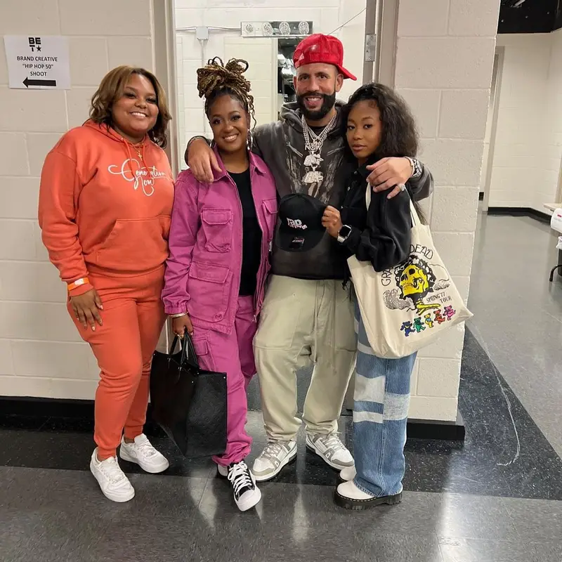 DJ Drama outfit in Vlone, Rick Owens, and Saint Michael, 2022