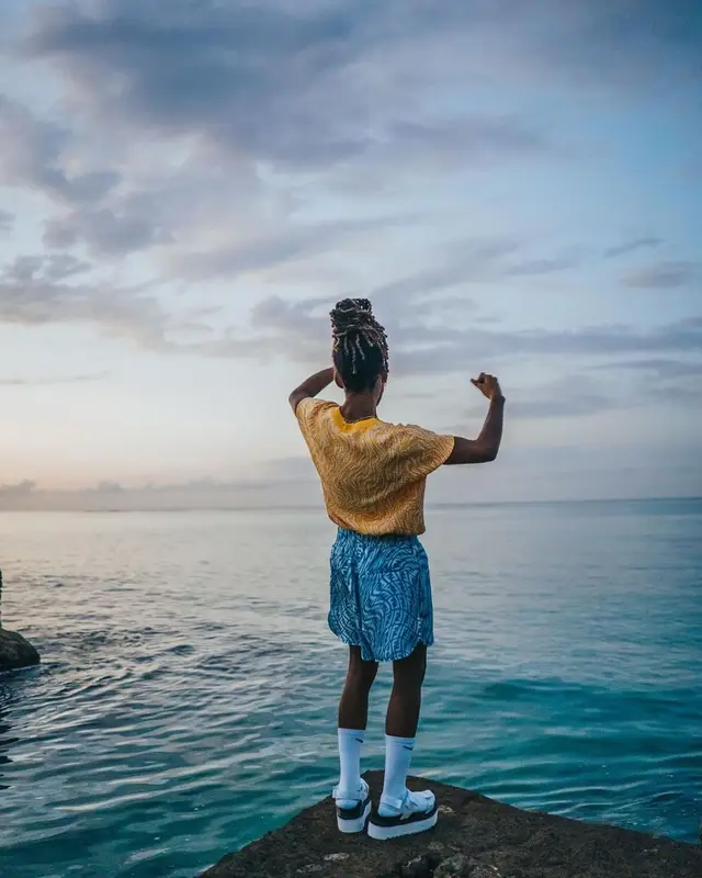 Koffee outfit in Fendi and Nike, 2021