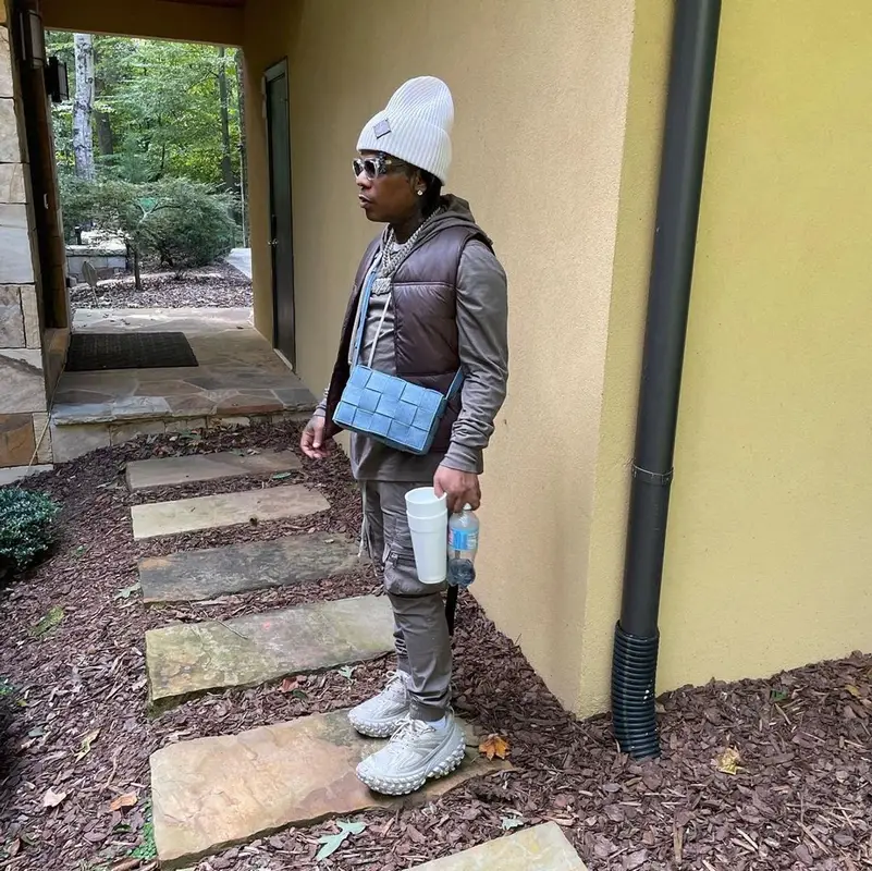 Rylo Rodriguez outfit in Rick Owens, Balenciaga, and Louis Vuitton, 2022