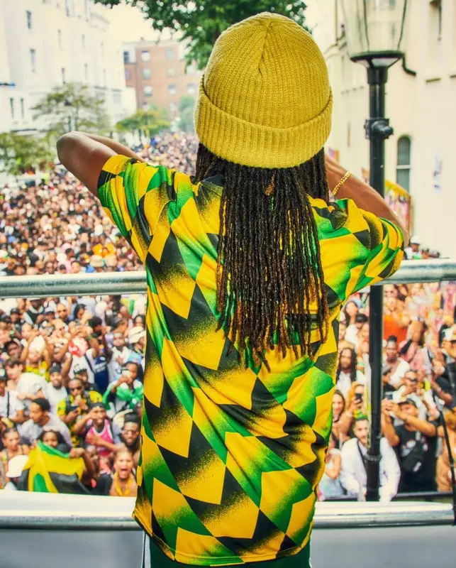 Koffee outfit in Adidas and Stadium Goods, 2022