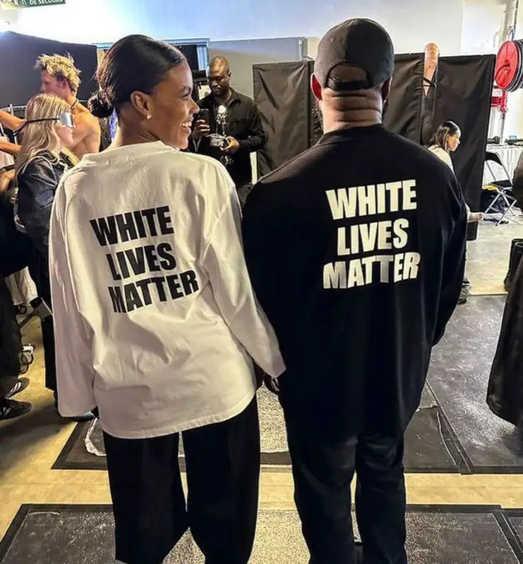 Candace Owens outfit in Yeezy, 2022