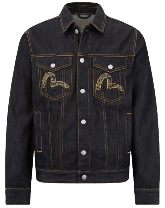 Evisu Embroidered Denim Jacket $555