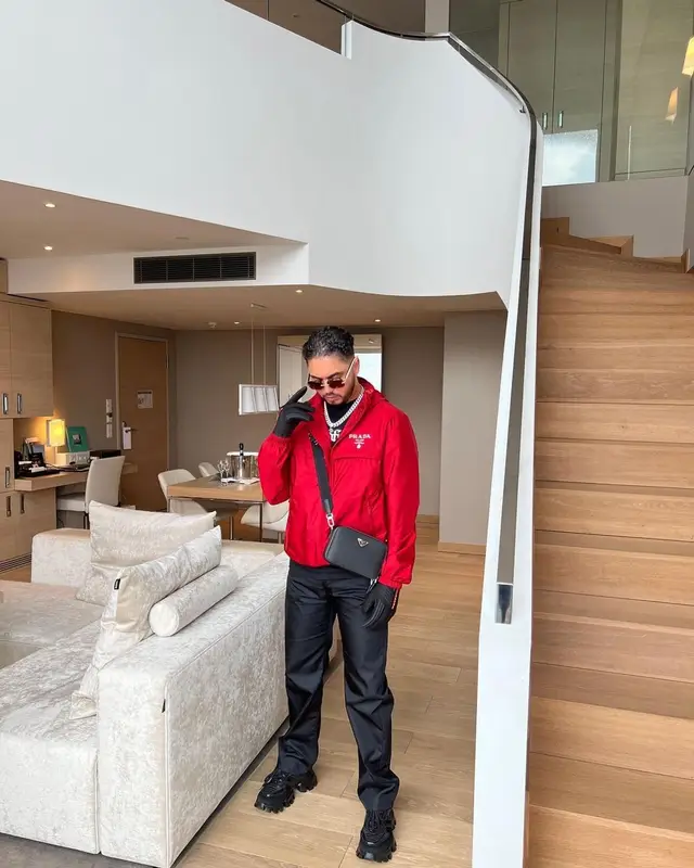 Kalim outfit in Prada and Cartier, 2022