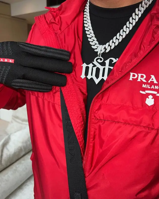 Kalim outfit in Prada and Cartier, 2022