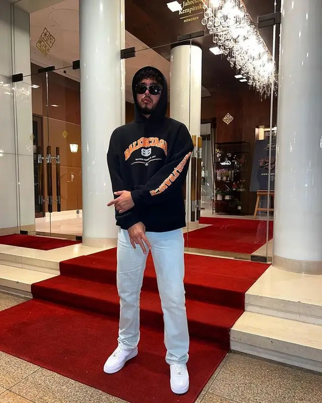 Kalim outfit in Balenciaga, Nike, and Celine, 2022