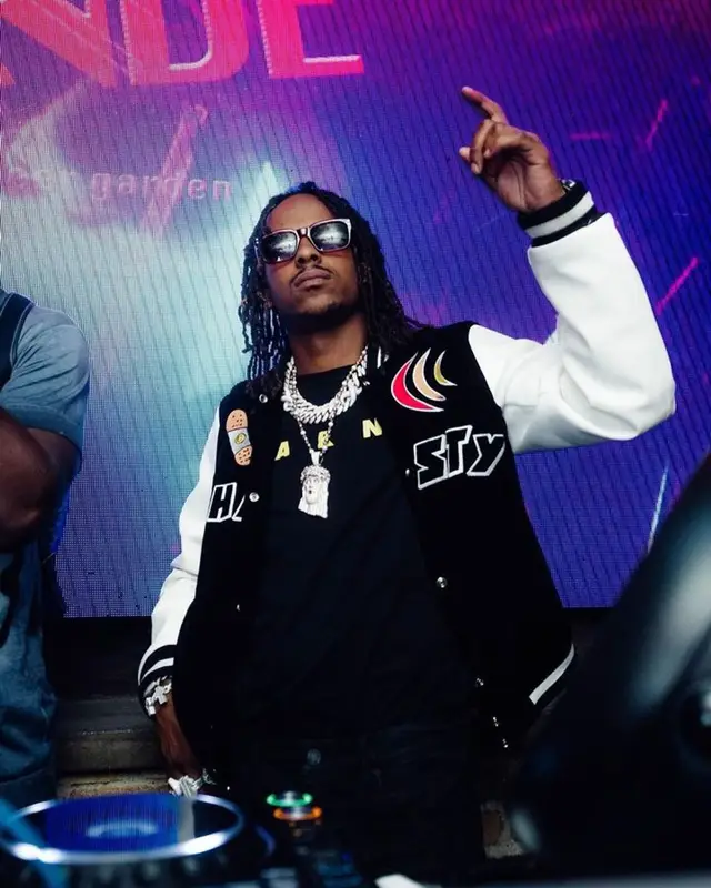 Rich The Kid outfit in Shisty, 2022