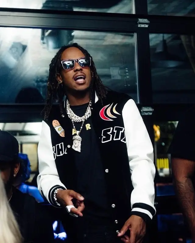 Rich The Kid outfit in Shisty, 2022