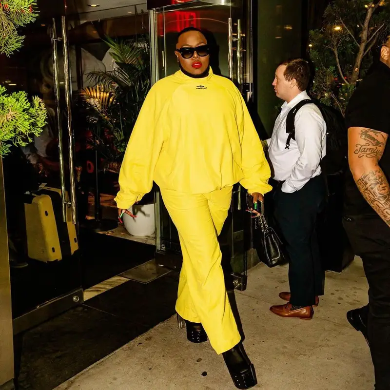 Saucy Santana outfit in Balenciaga and Rick Owens, 2022