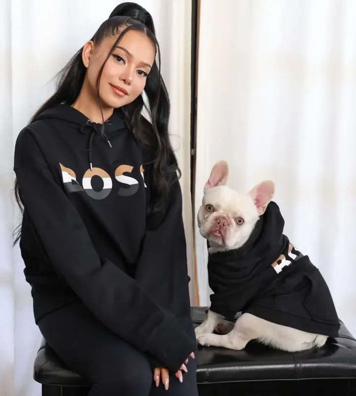 Bella Poarch outfit in Hugo Boss, 2022