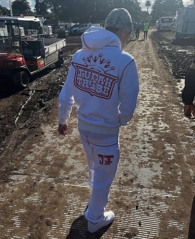 Central Cee outfit in Judah and Nike, 2022