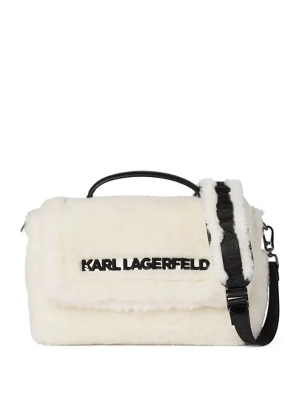 Karl Lagerfeld Faux Shearling Shoulder Bag $329