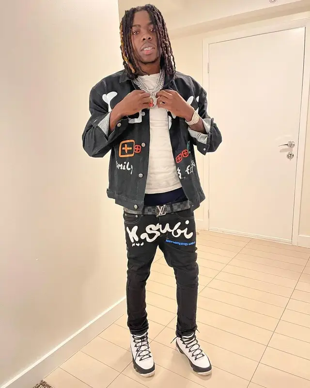Dee Watkins outfit in Ksubi, Jordan, and Louis Vuitton, 2022