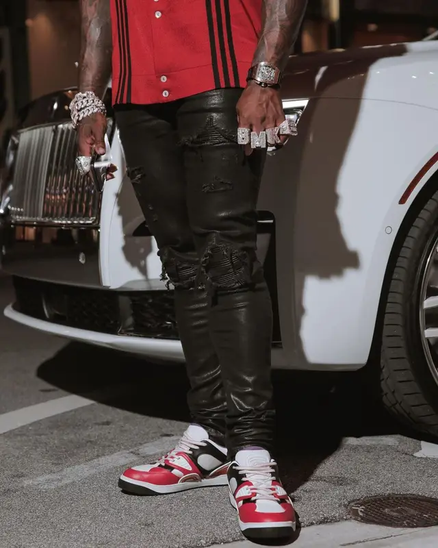 BandMan Kevo outfit in Gucci, Amiri, and Adidas, 2022