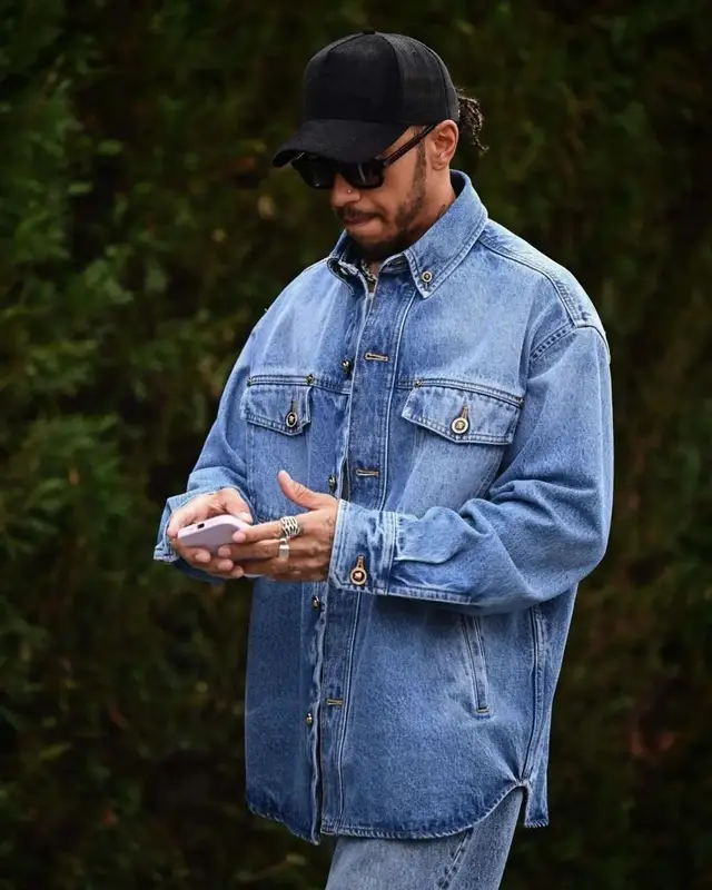 Lewis Hamilton outfit in Versace, Police, and Lewis Hamilton, 2022