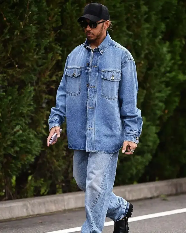 Lewis Hamilton outfit in Versace, Police, and Lewis Hamilton, 2022