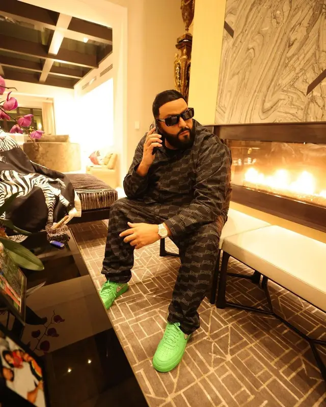 DJ Khaled outfit in Balenciaga, Nike, and Prada, 2022