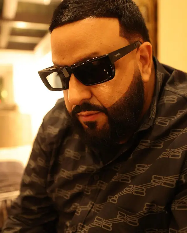 DJ Khaled outfit in Balenciaga, Nike, and Prada, 2022
