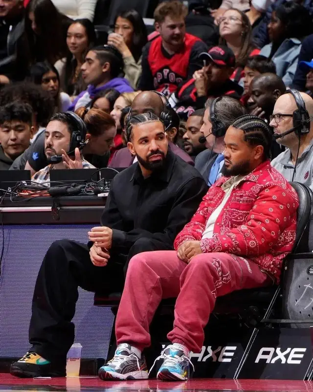 Drake outfit in Balenciaga, Y/Project, and Diemme, 2022