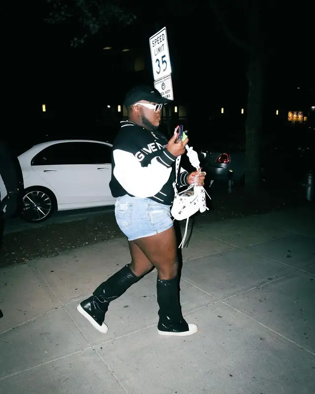 Saucy Santana outfit in Balenciaga, Prada, and Givenchy, 2022