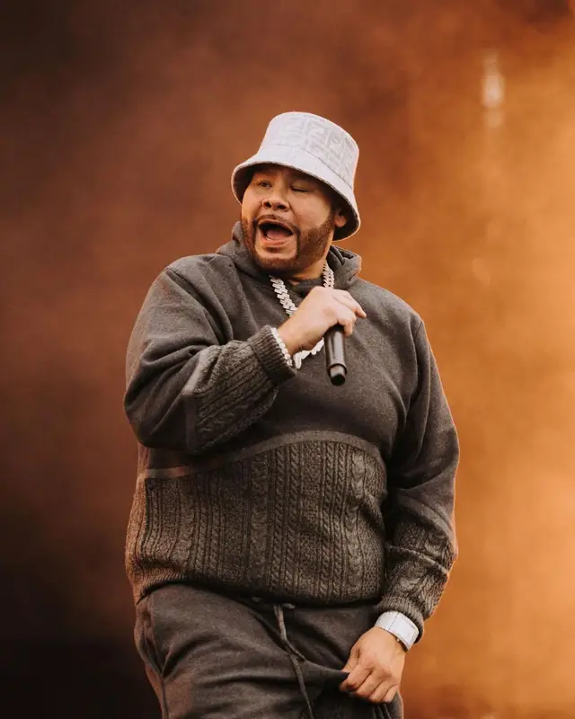 Fat Joe outfit in Twenty Montreal, Nike, and Fendi, 2022