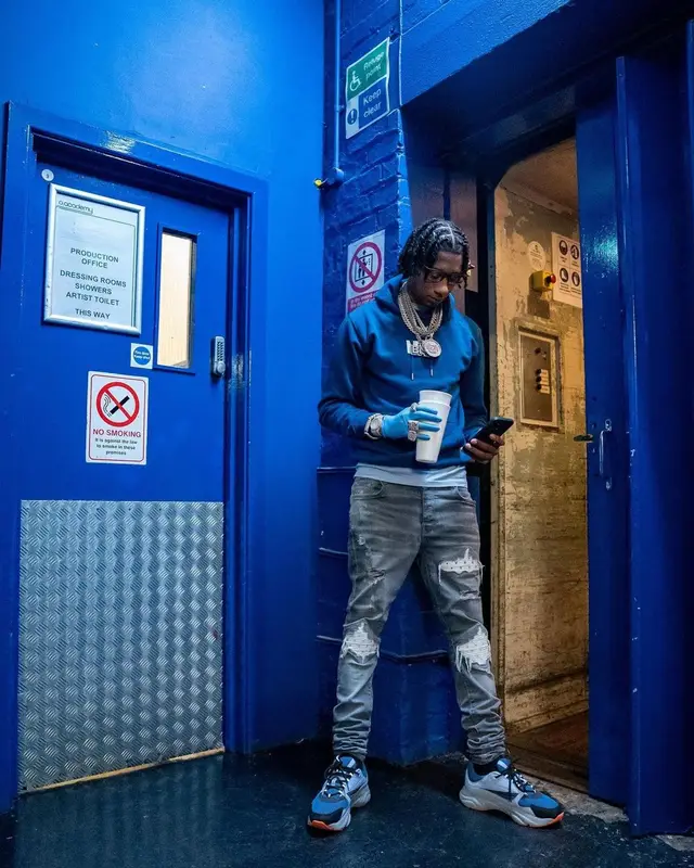 Digga D outfit in Amiri, Dior, and Playboy, 2022