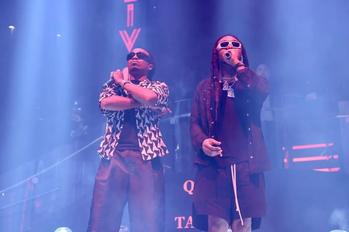 Takeoff outfit in Rick Owens, 2022