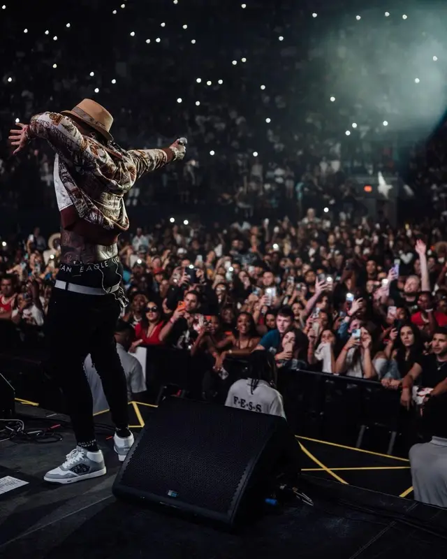 Kevin Gates outfit in Amiri, Dior, and Louis Vuitton, 2022