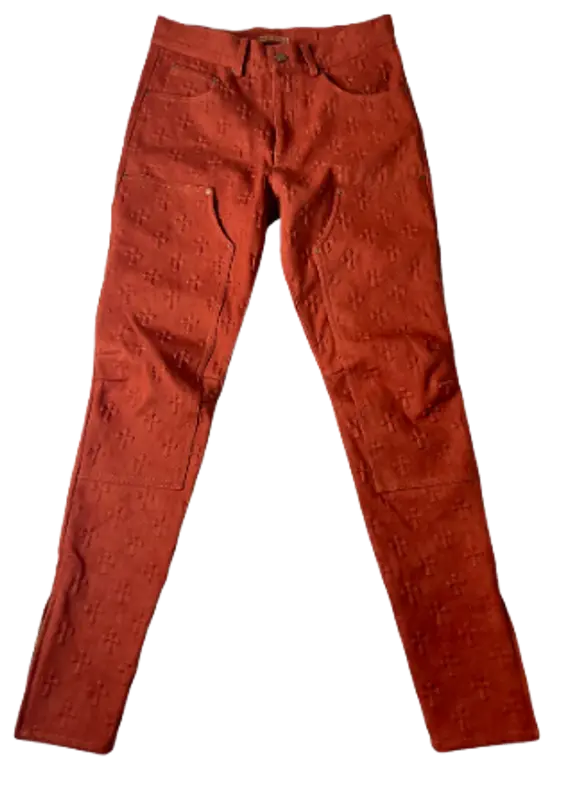 Kill Bill The Brand Embossed Cross Carpenter’s Jeans $300