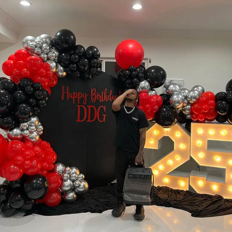 DDG outfit in Balenciaga, Goyard, and Gallery Dept., 2022