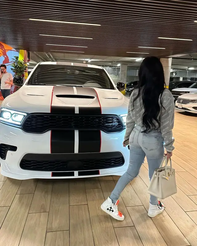 Bhad Bhabie outfit in Balenciaga, Amiri, and Hermes, 2022