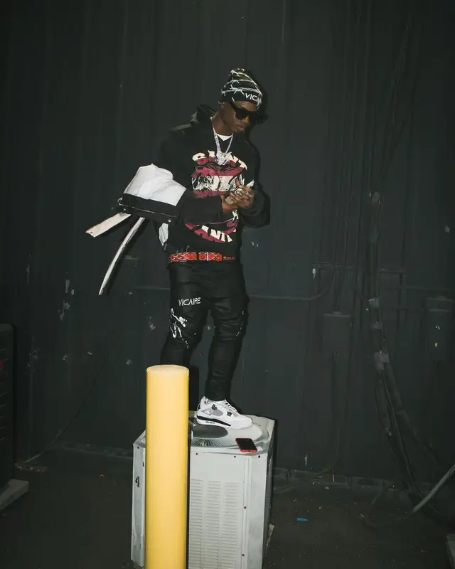 Lil Double 0 outfit in Jordan, Goyard, and Vicaire, 2022