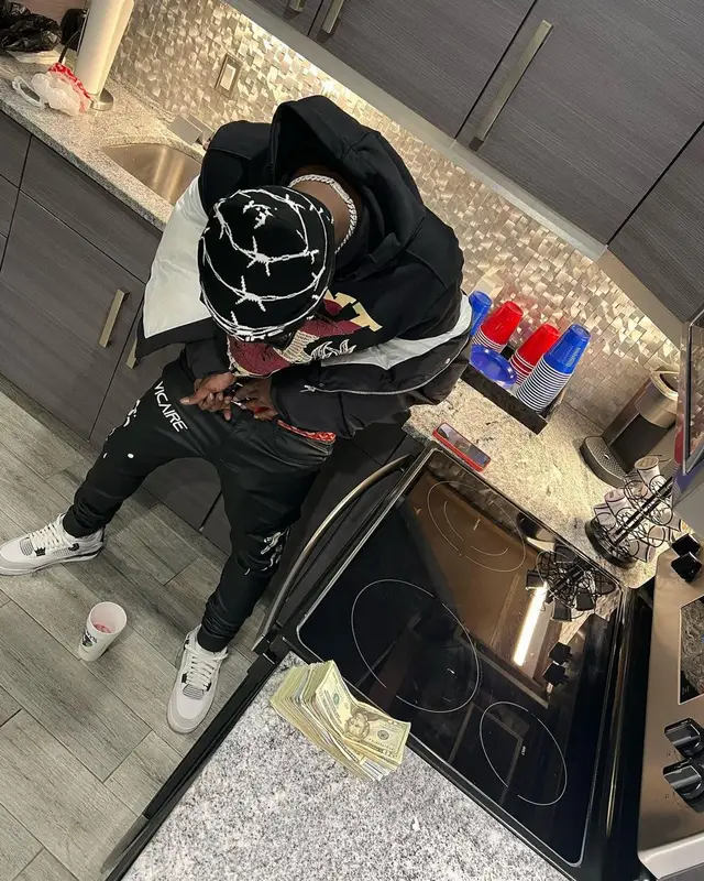 Lil Double 0 outfit in Jordan, Goyard, and Vicaire, 2022