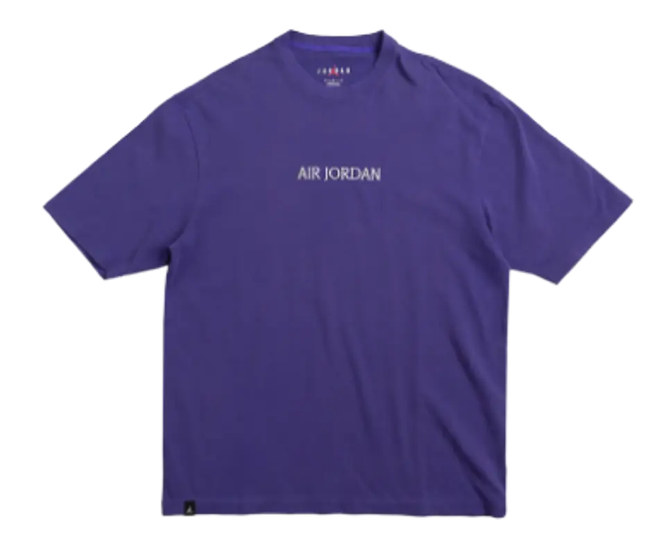 Jordan Wordmark Dark Concord T-Shirt $48