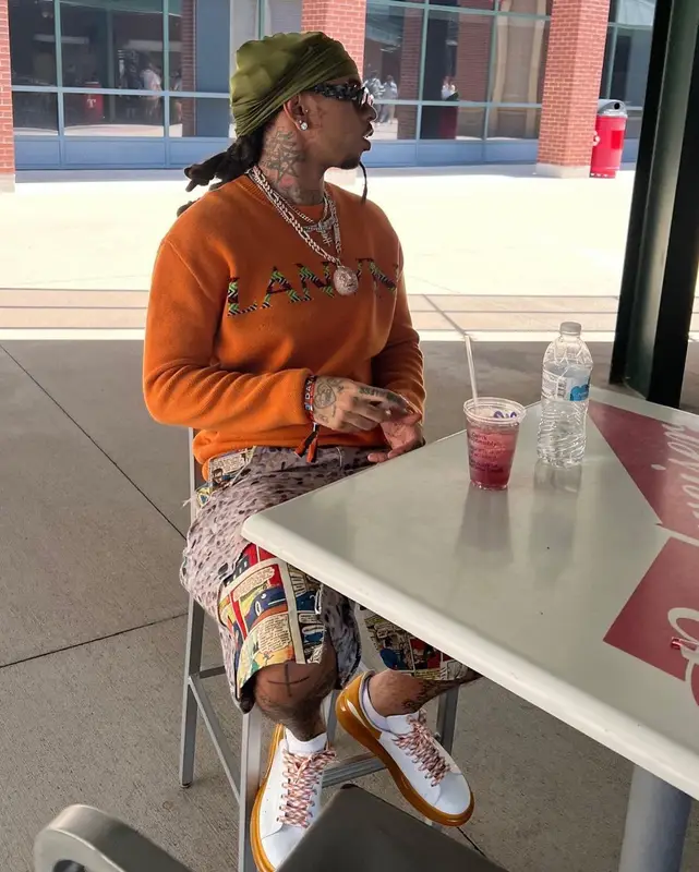 Robb Banks outfit in Lanvin, Comme Des Garcons, and Alexander McQueen, 2022