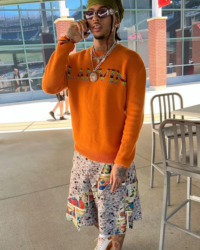 Robb Banks outfit in Lanvin, Comme Des Garcons, and Alexander McQueen, 2022