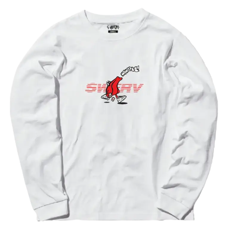 G Herbo Merch Swerv White T-Shirt $65