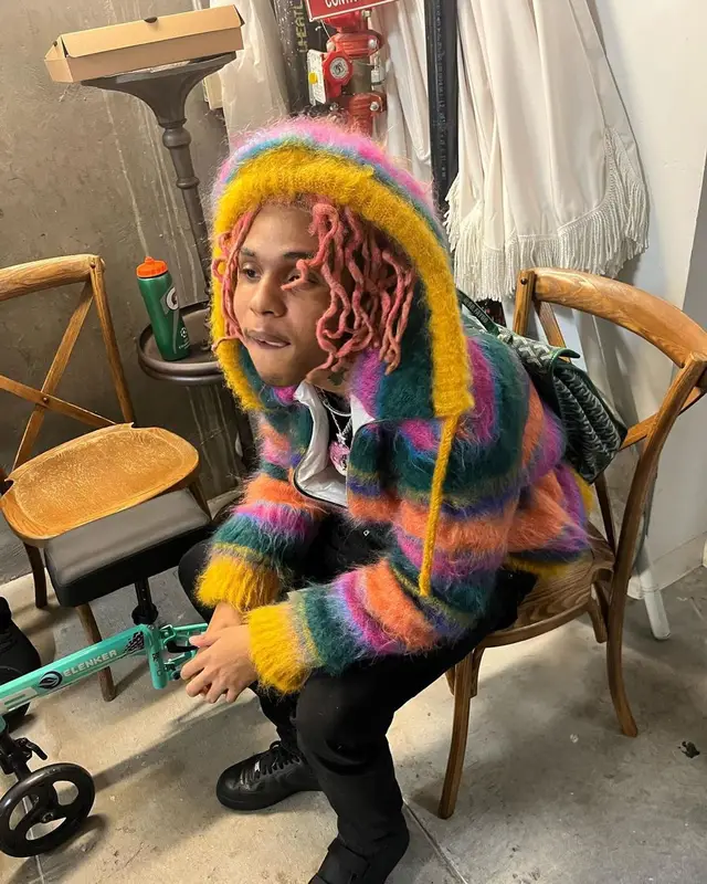 SoFaygo outfit in Marni, Nike, and Goyard, 2022