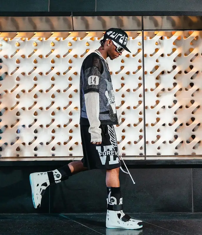 Bloody Osiris outfit in Vale Forever, Louis Vuitton, and Murd333r.Fm, 2022