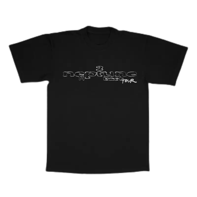 Lucki Merch 2022 2Neptune Tour - Lone Tune Black T-Shirt $40