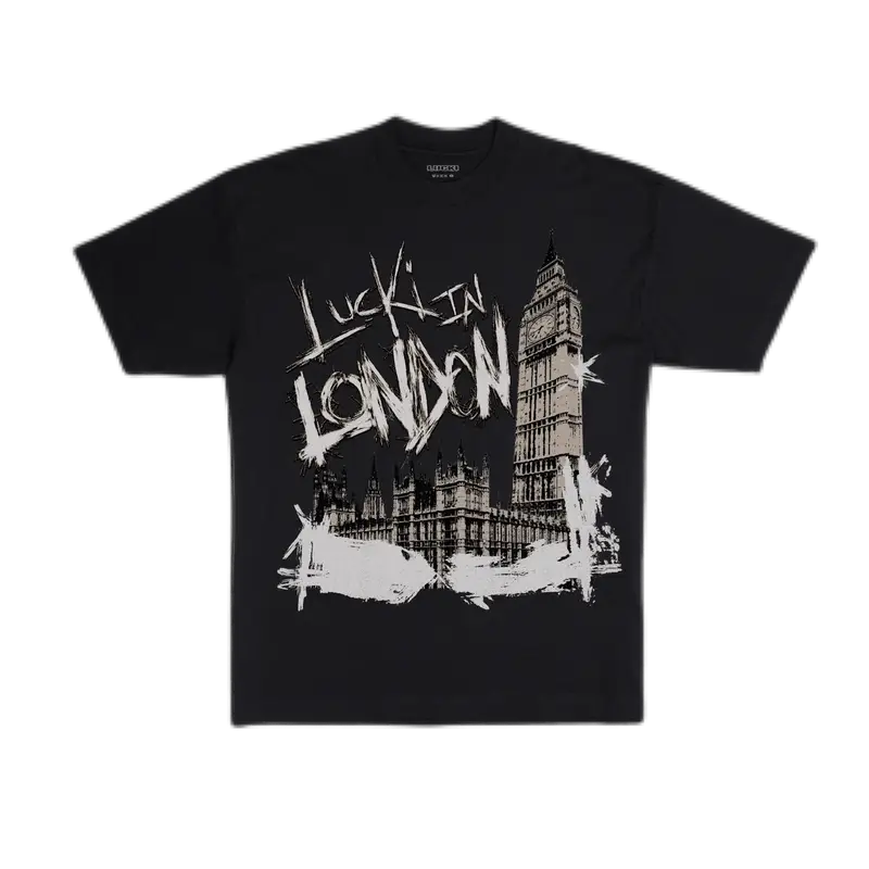 Lucki Merch 2022 In London Black T-Shirt $40
