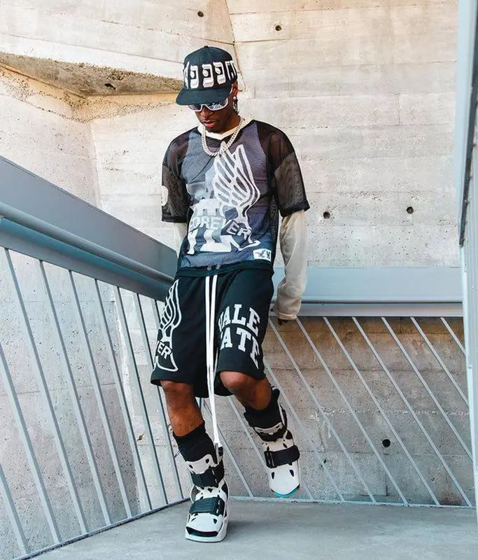 Bloody Osiris outfit in Vale Forever, Louis Vuitton, and Murd333r.Fm, 2022