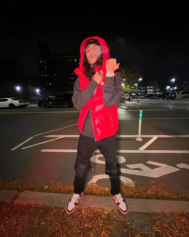 BabyTron outfit in Moncler, Nike, and Cartier, 2022