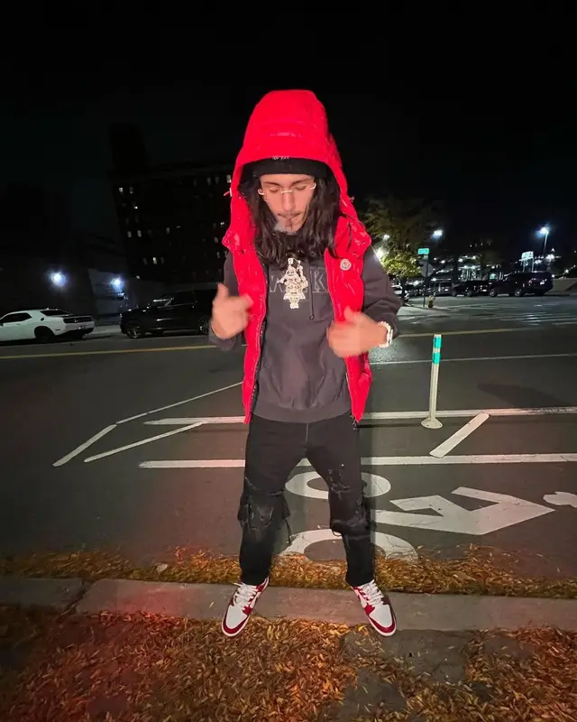 BabyTron outfit in Moncler, Nike, and Cartier, 2022