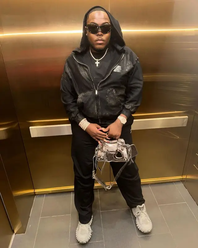Saucy Santana outfit in Balenciaga, 2022