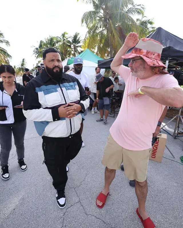 DJ Khaled outfit in Kith and Nike, 2022