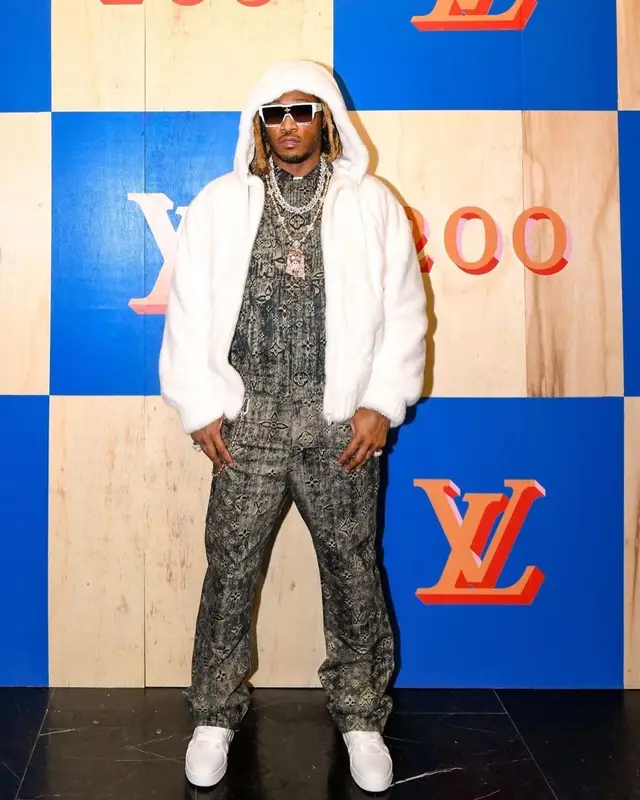 Future outfit in Louis Vuitton, 2022
